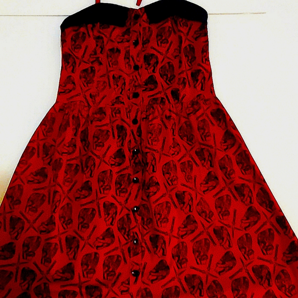 SourPuss Vintage Rockabilly Dress 😎😍🖤🍒